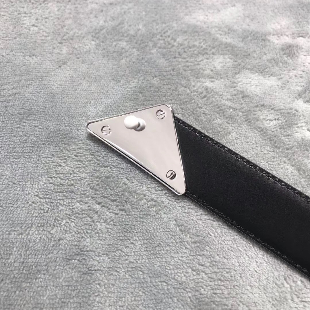 Prada Leather Belt - PerfectKickZ