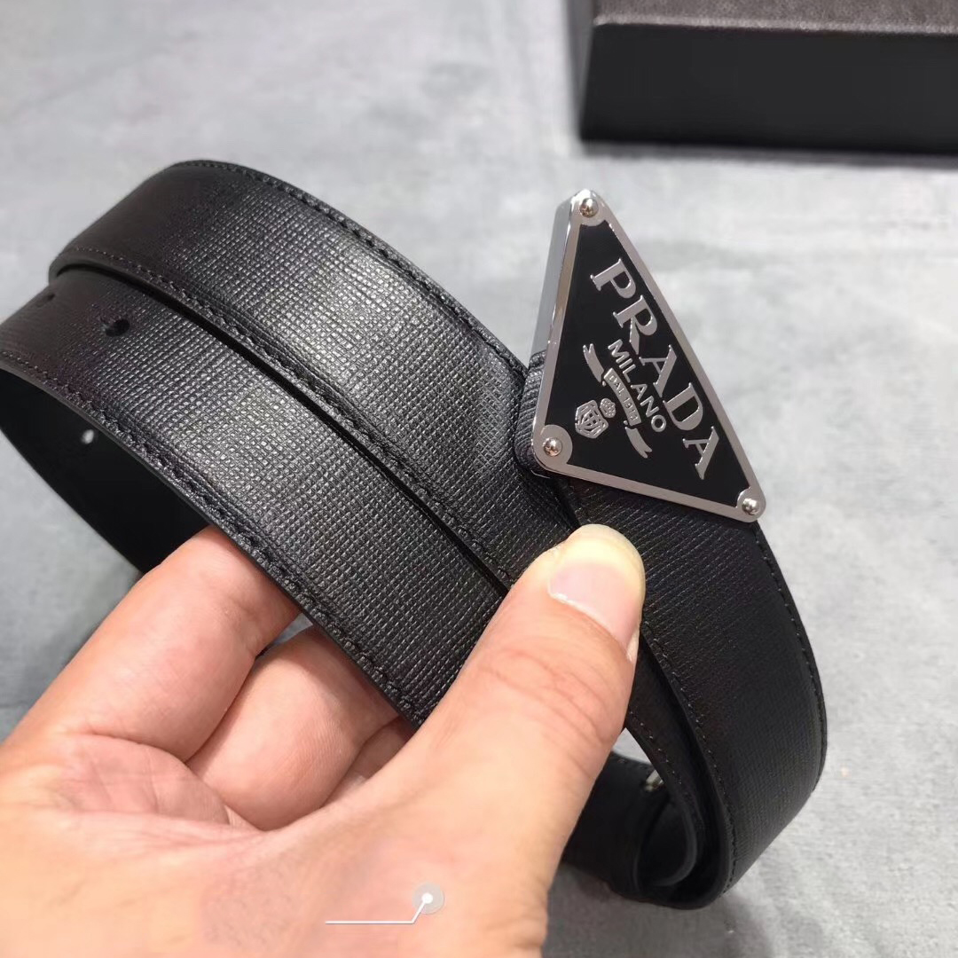 Prada Leather Belt - PerfectKickZ