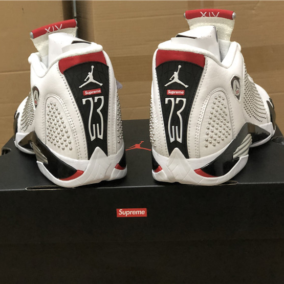 Jordan AJ14 White Red BV7630-106 - PerfectKickZ
