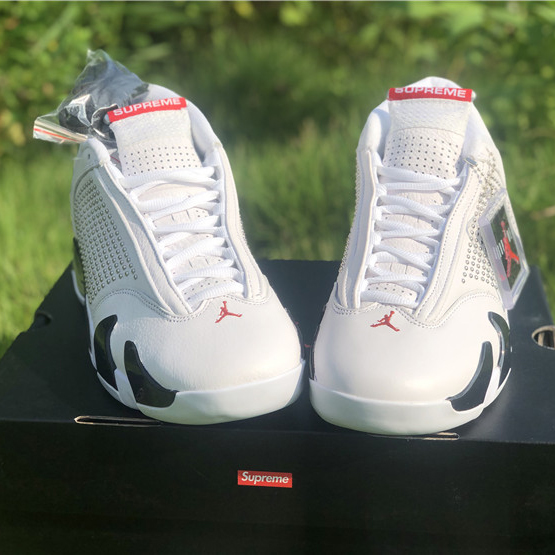 Jordan AJ14 White Red BV7630-106 - PerfectKickZ