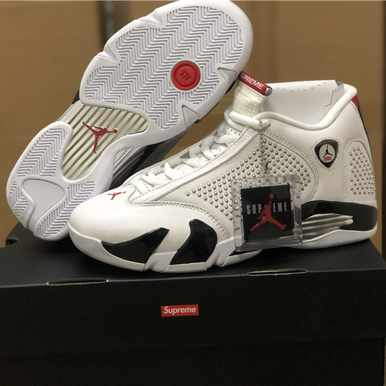 Jordan AJ14 White Red BV7630-106 - 