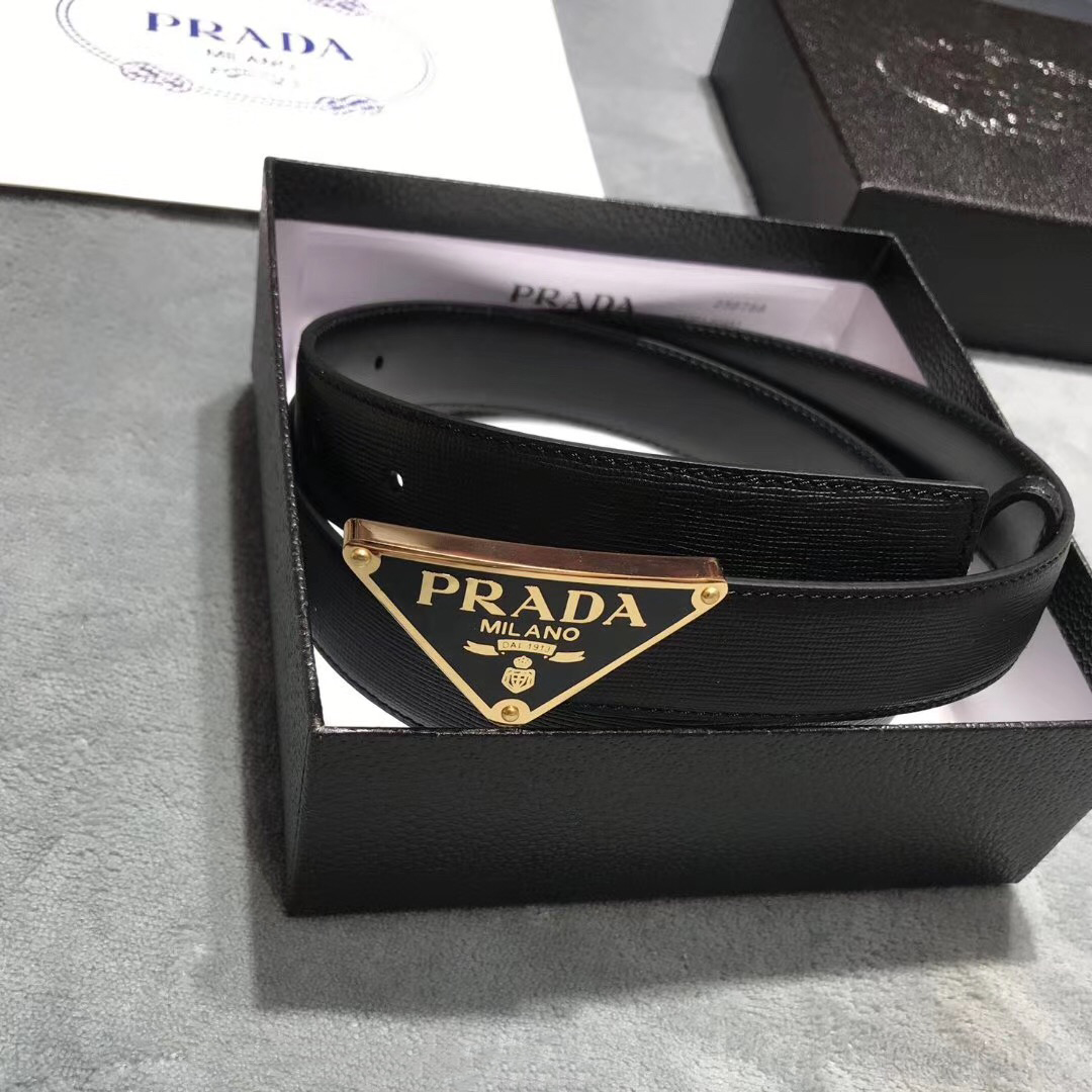 Prada Leather Belt - PerfectKickZ