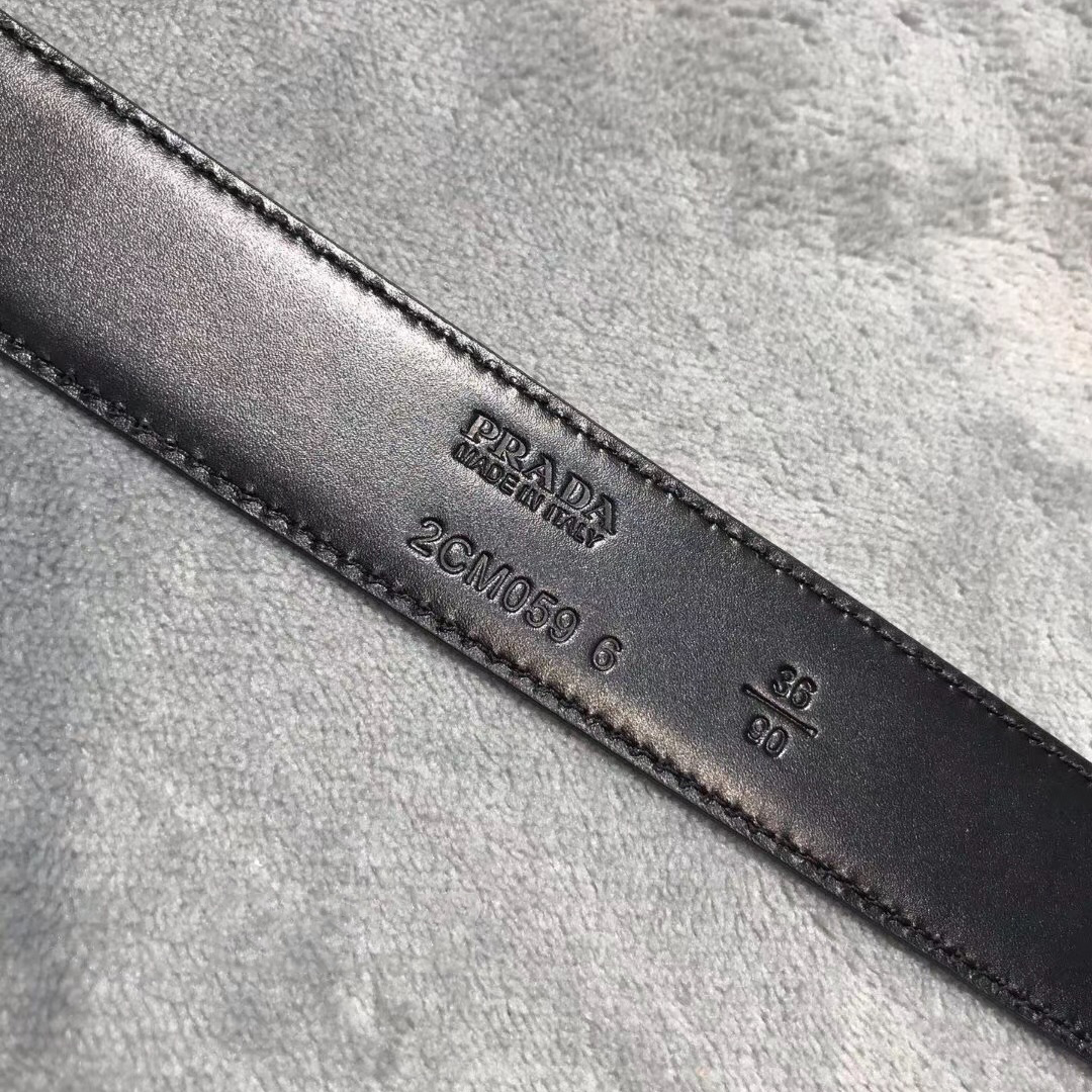 Prada Leather Belt - PerfectKickZ
