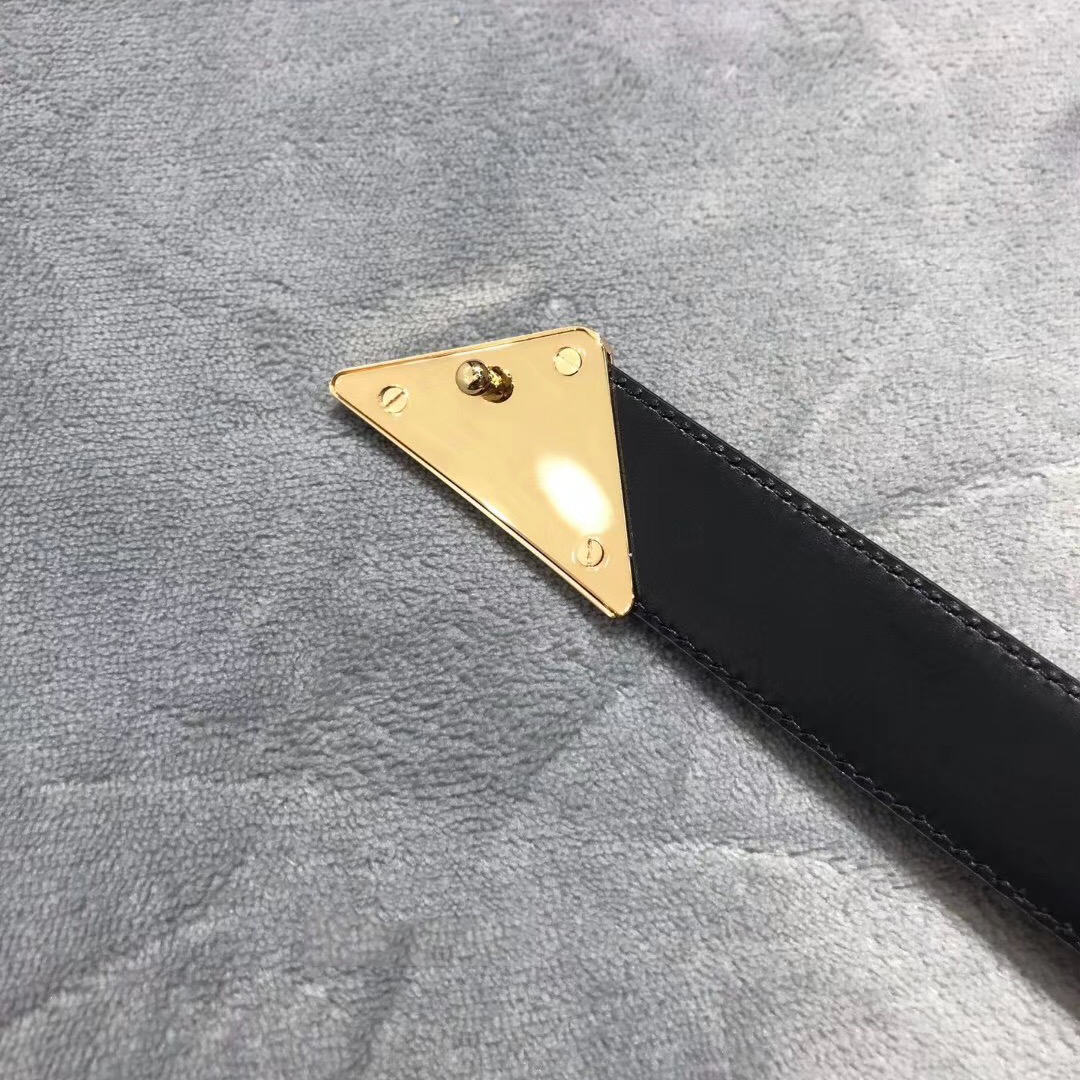 Prada Leather Belt - PerfectKickZ