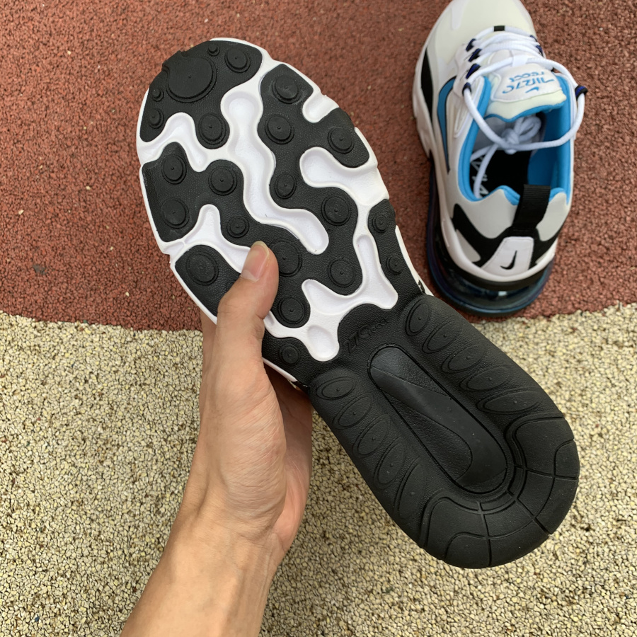 Nike Air Max 270 React HIghlighted In Sky Blue - PerfectKickZ