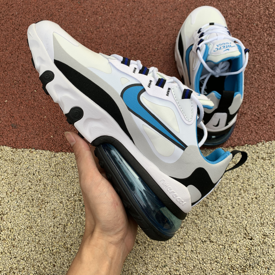 Nike Air Max 270 React HIghlighted In Sky Blue - PerfectKickZ
