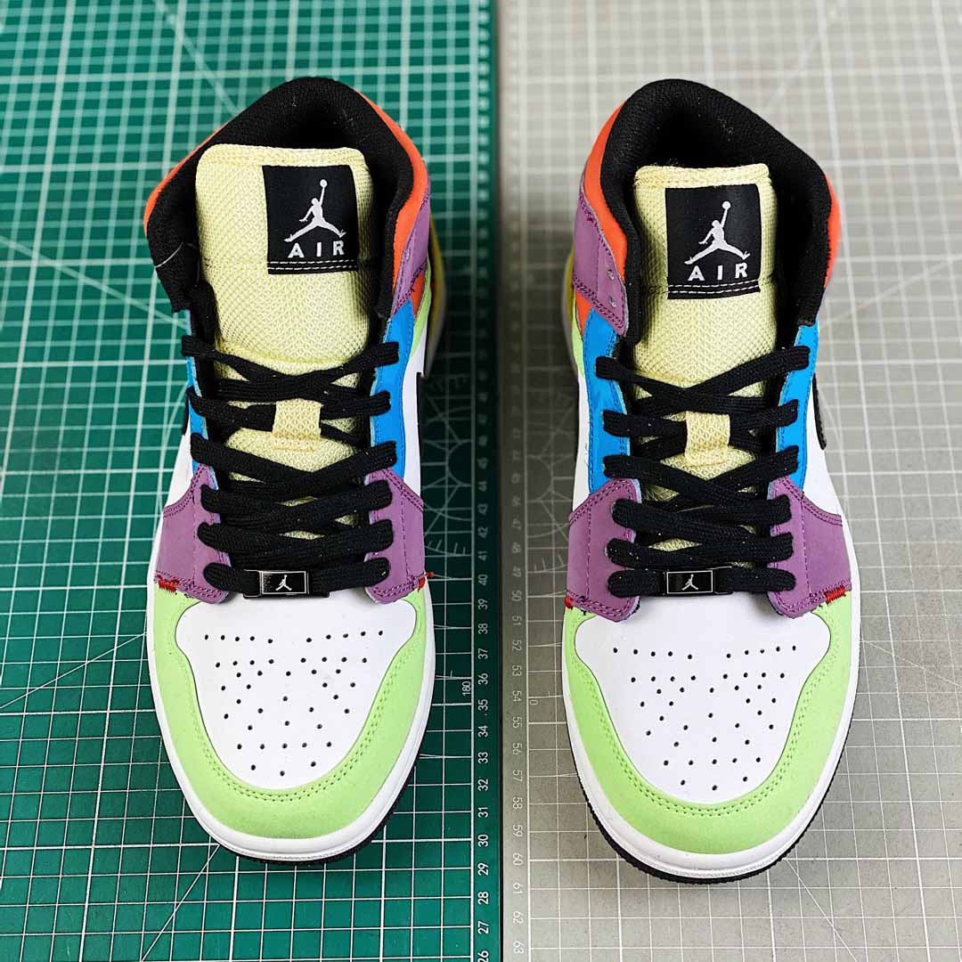 Jordan AJ1 Mid SE “Lightbulb” Multicolor - PerfectKickZ
