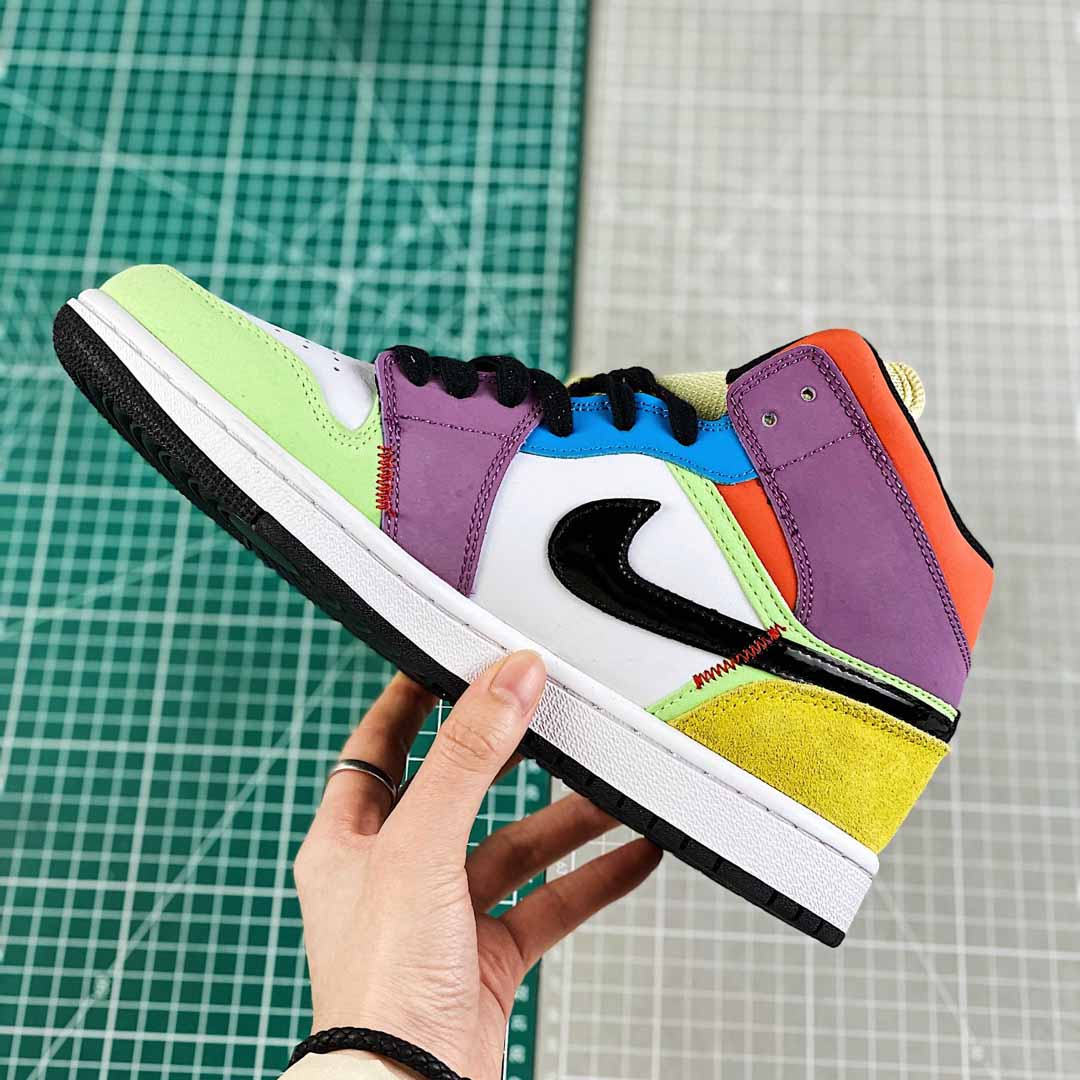 Jordan AJ1 Mid SE “Lightbulb” Multicolor - PerfectKickZ