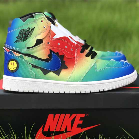 Jordan J Balvin AJ1 High OG Sneaker - PerfectKickZ