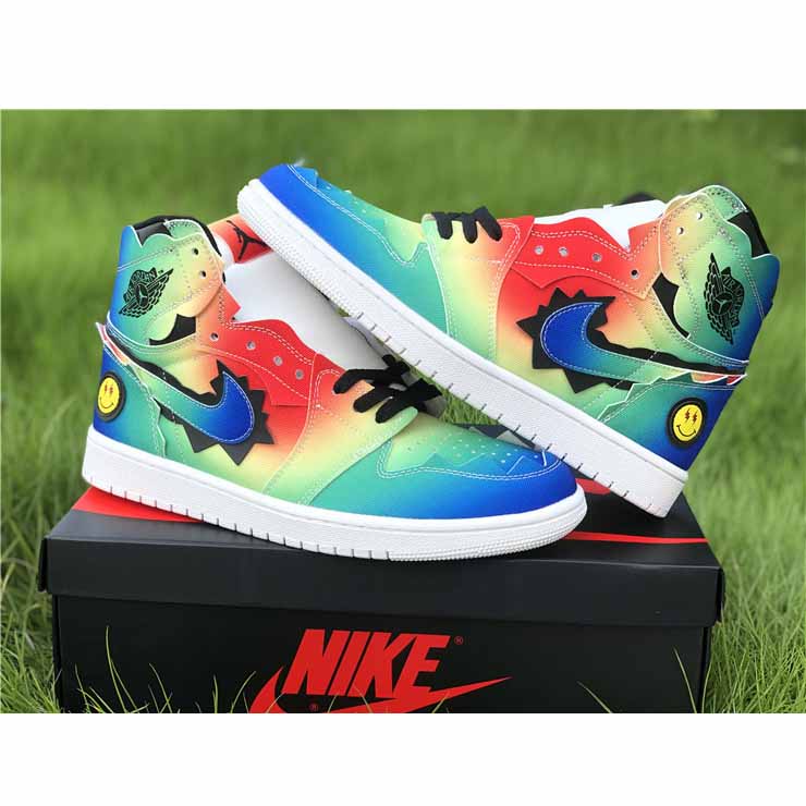 Jordan J Balvin AJ1 High OG Sneaker - PerfectKickZ
