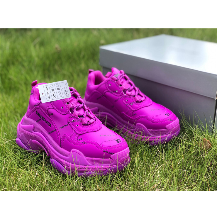 Balenciaga Allover Logo Triple S Sneaker - PerfectKickZ