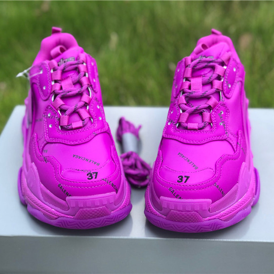 Balenciaga Allover Logo Triple S Sneaker - PerfectKickZ