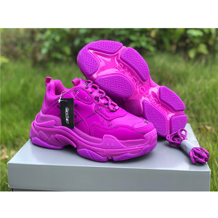 Balenciaga Allover Logo Triple S Sneaker - PerfectKickZ