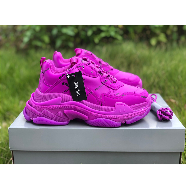 Balenciaga Allover Logo Triple S Sneaker - PerfectKickZ