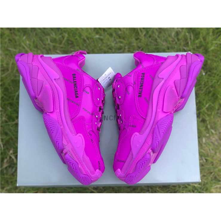 Balenciaga Allover Logo Triple S Sneaker - PerfectKickZ