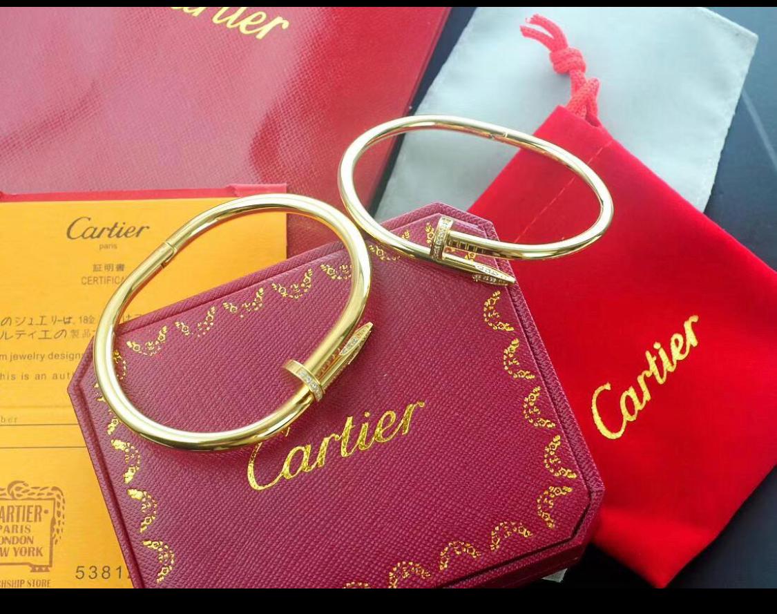 Cartier Juste Un Clou Diamond Bracelets Rose Gold - PerfectKickZ