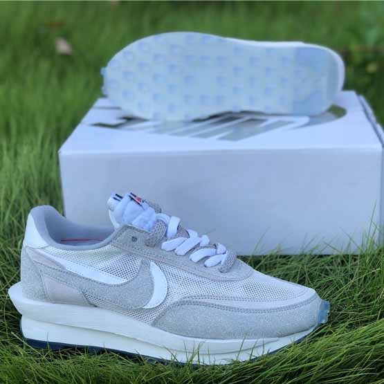 Sacai X Nike Lvd Waffle Daybreak White BV5053-100 - PerfectKickZ