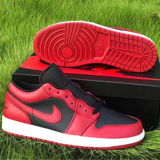 Jordan AJ1 Low Varsity Red 553558-606  - PerfectKickZ