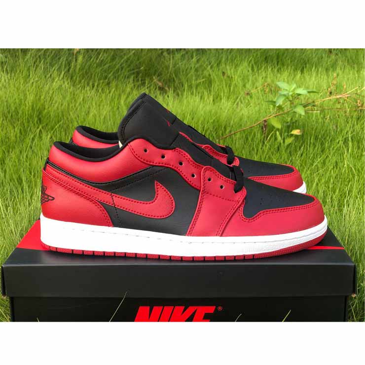 Jordan AJ1 Low Varsity Red 553558-606  - PerfectKickZ