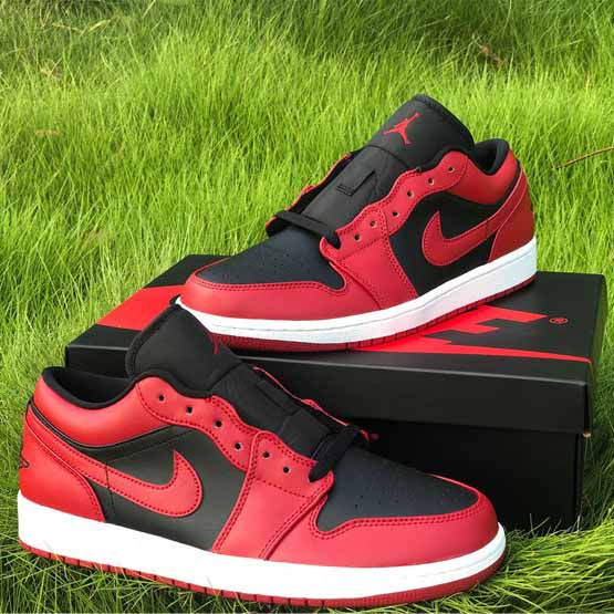Jordan AJ1 Low Varsity Red 553558-606  - PerfectKickZ