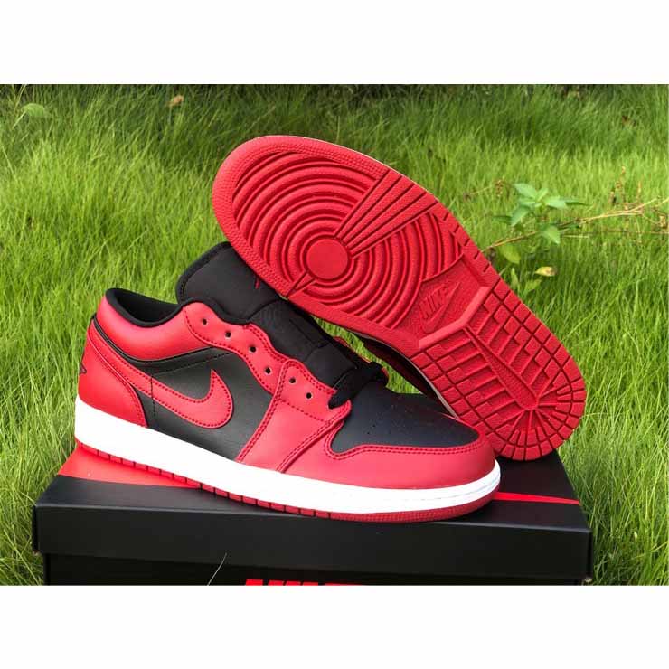 Jordan AJ1 Low Varsity Red 553558-606  - PerfectKickZ