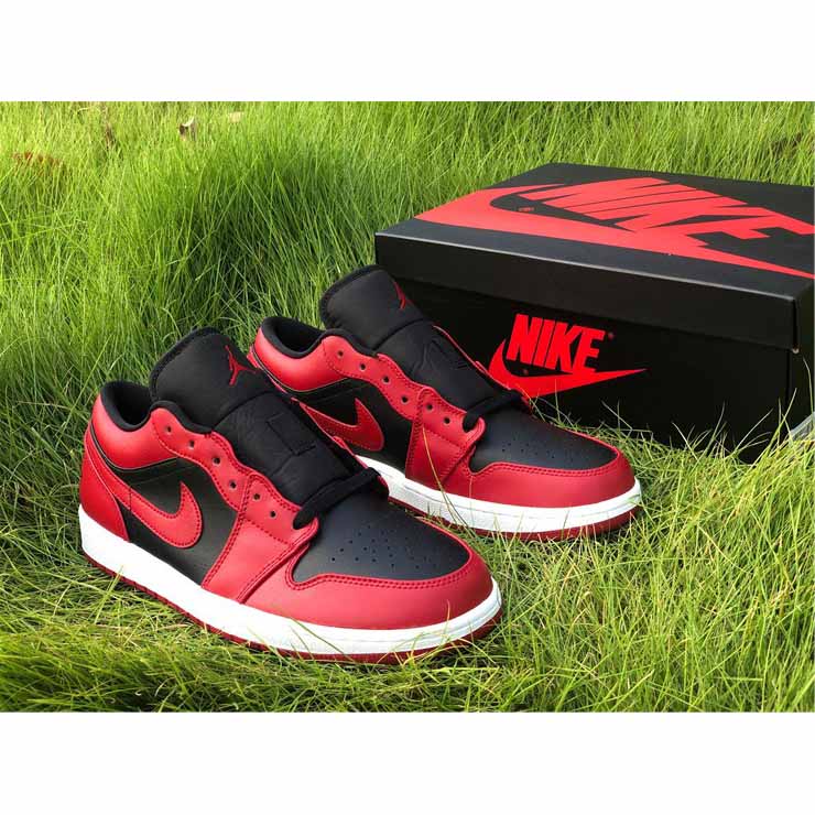 Jordan AJ1 Low Varsity Red 553558-606  - PerfectKickZ