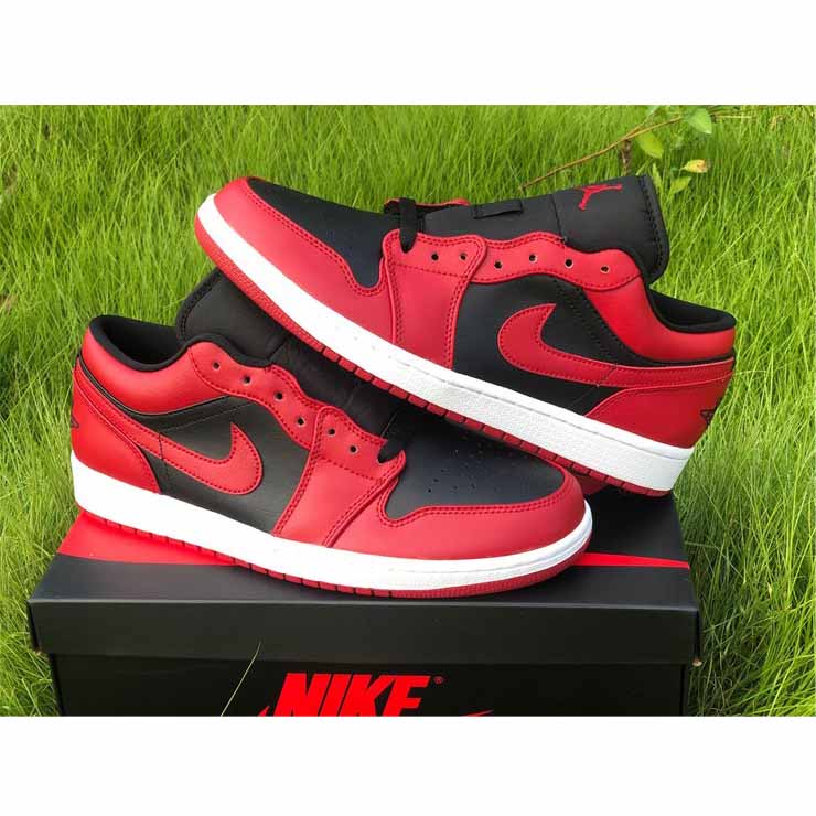 Jordan AJ1 Low Varsity Red 553558-606  - PerfectKickZ