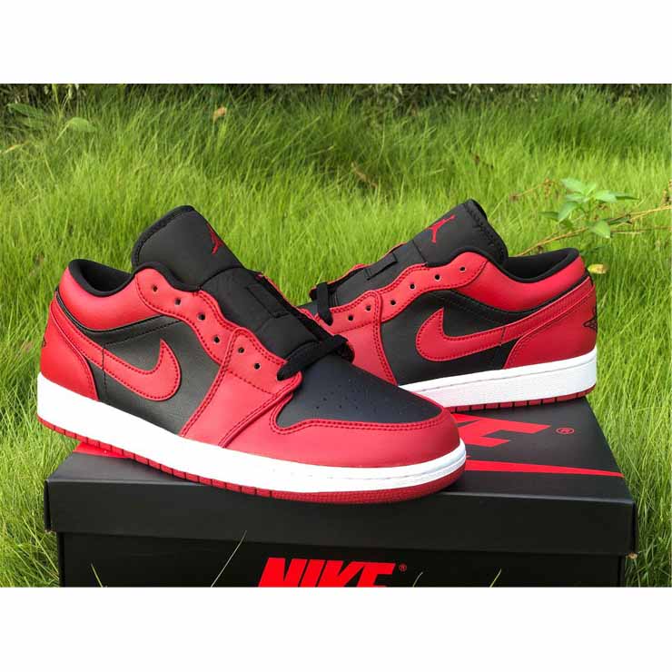 Jordan AJ1 Low Varsity Red 553558-606  - PerfectKickZ