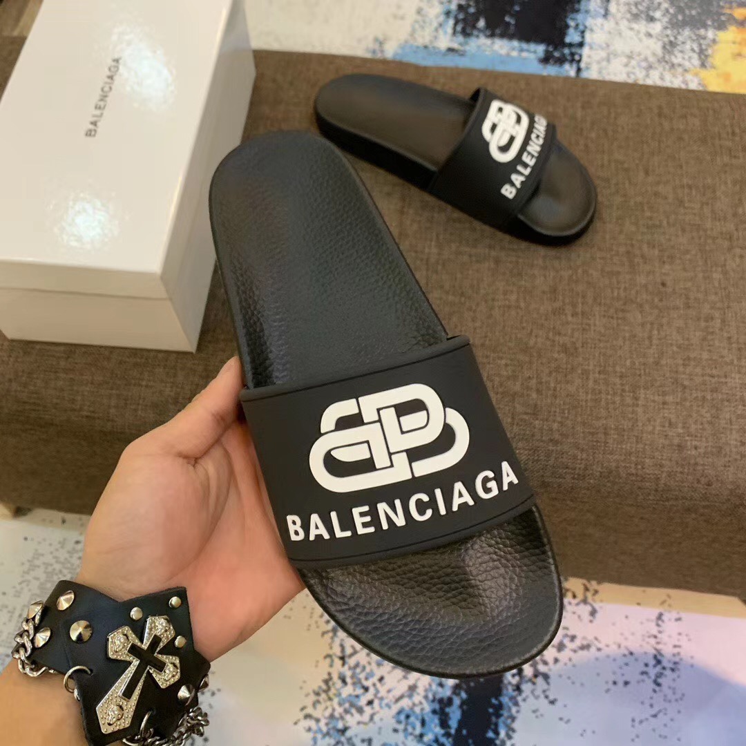 Balenciaga Bb Slide Sandal - PerfectKickZ