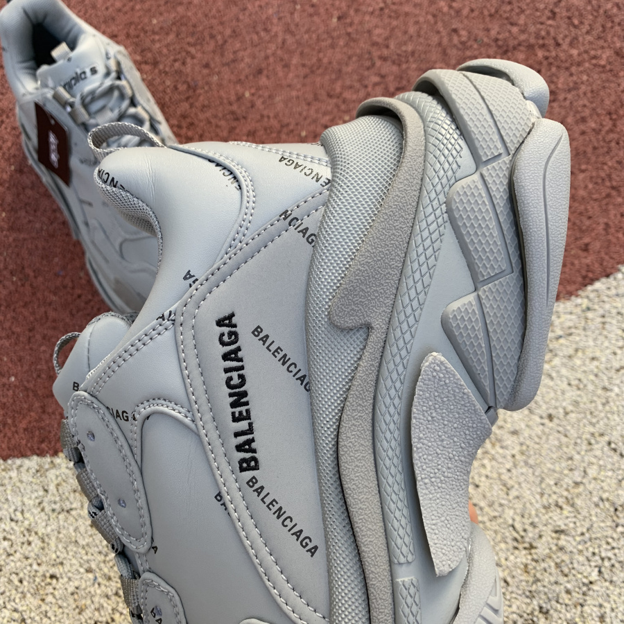 Balenciaga Allover Logo Triple S Sneaker - PerfectKickZ