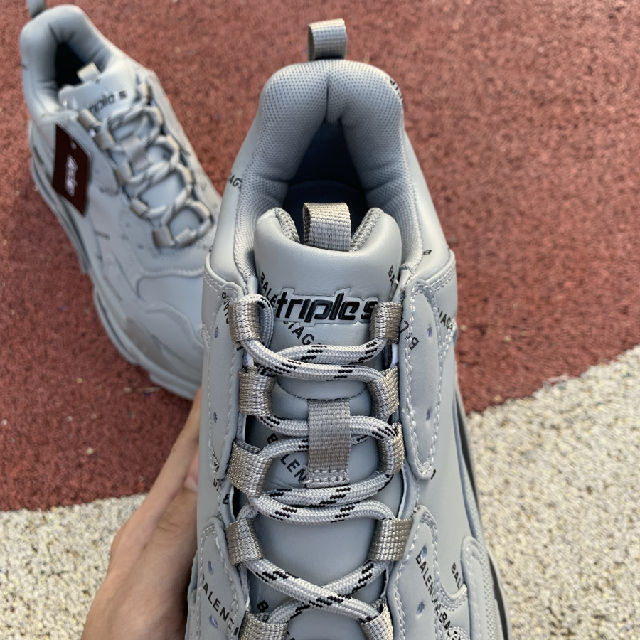 Balenciaga Allover Logo Triple S Sneaker - PerfectKickZ