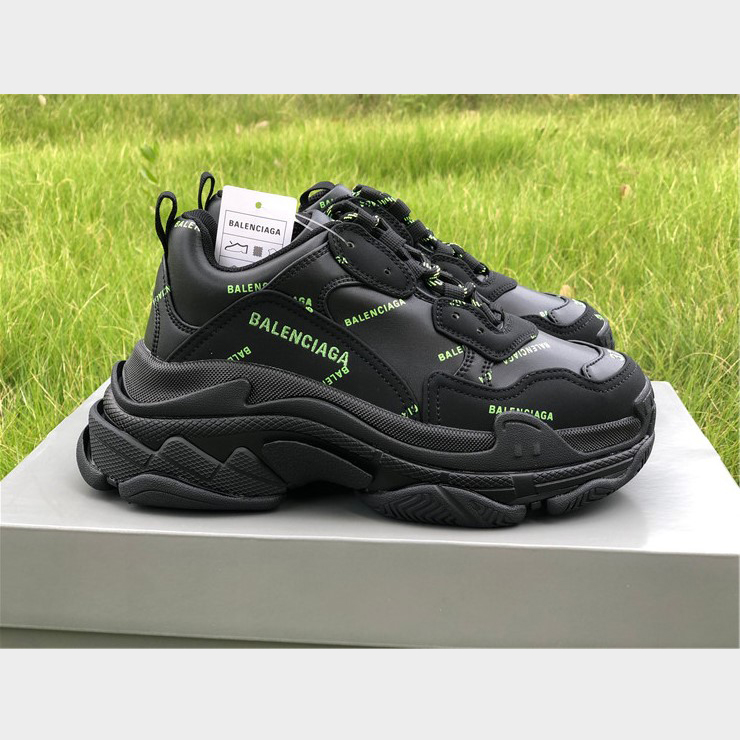 Balenciaga Allover Logo Triple S Sneaker - PerfectKickZ