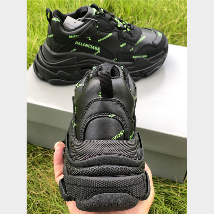 Balenciaga Allover Logo Triple S Sneaker - PerfectKickZ
