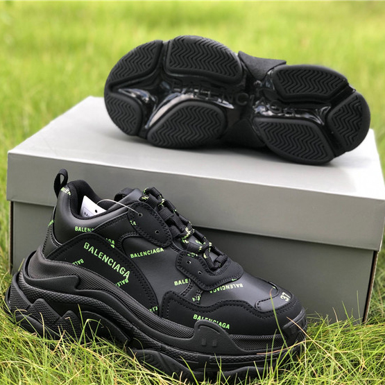 Balenciaga Allover Logo Triple S Sneaker - PerfectKickZ