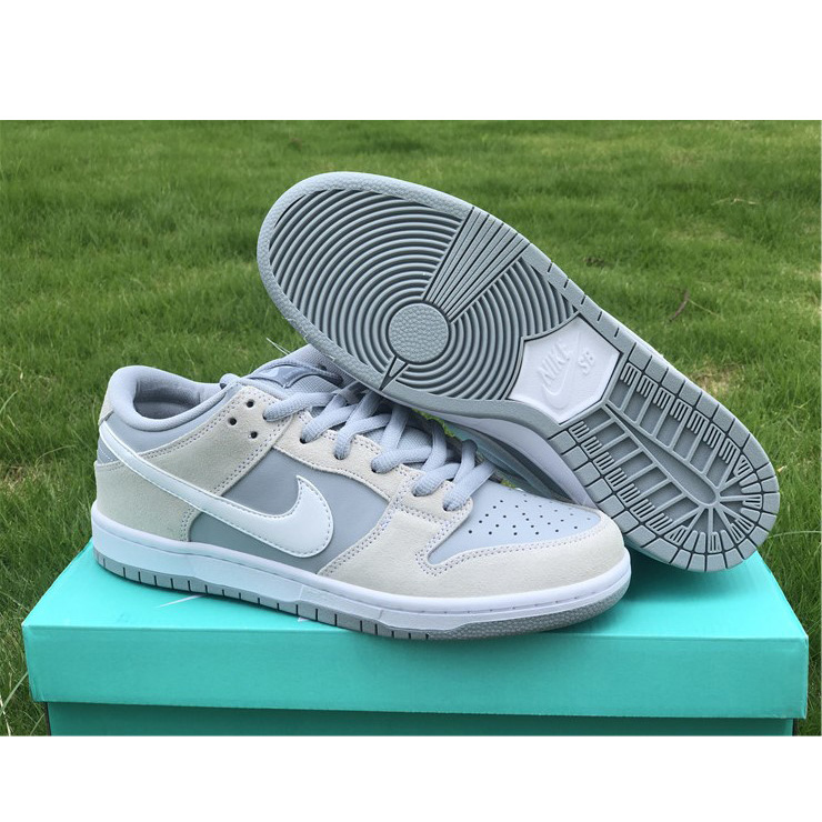 Nike Sb Dunk Low Trd White Summit Wolf Grey AR0778-110 - PerfectKickZ