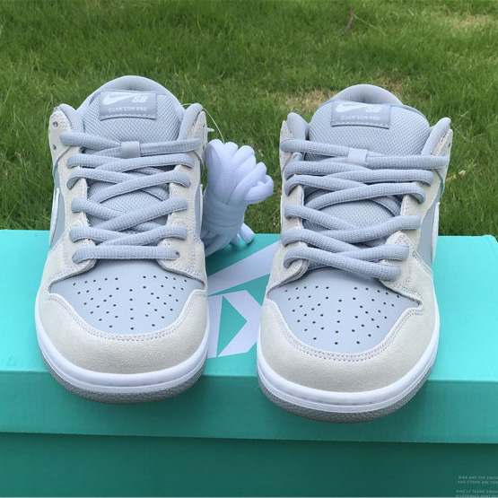 Nike Sb Dunk Low Trd White Summit Wolf Grey AR0778-110 - PerfectKickZ