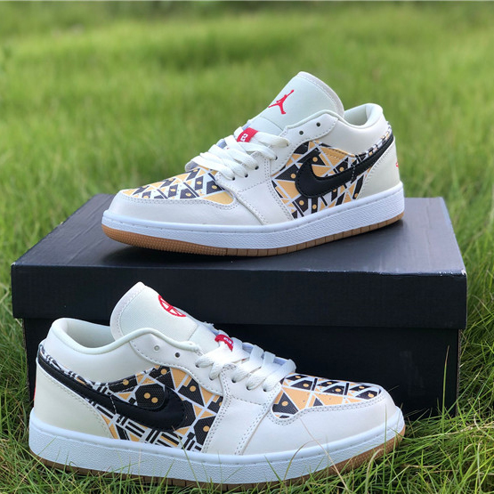 Jordan  AJ1 Low Multi-Color Basketball Shoes CJ4152-101 - PerfectKickZ