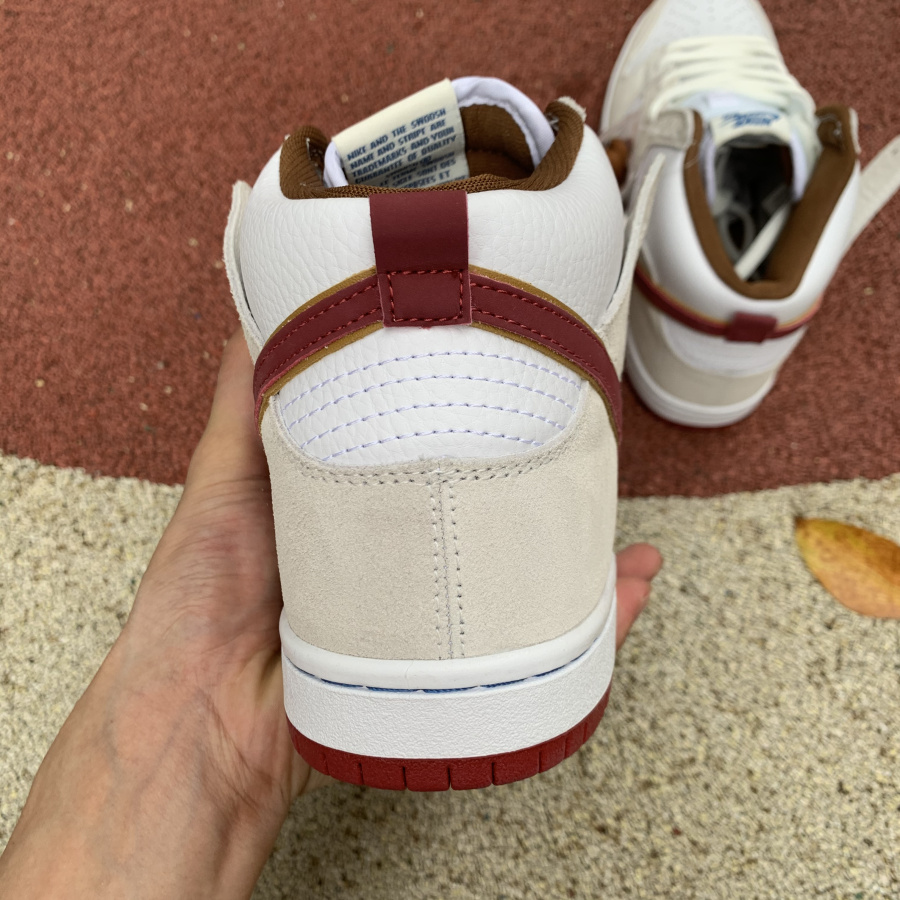 Nike SB Dunk High Sail Team Crimson CV9499-100 - 