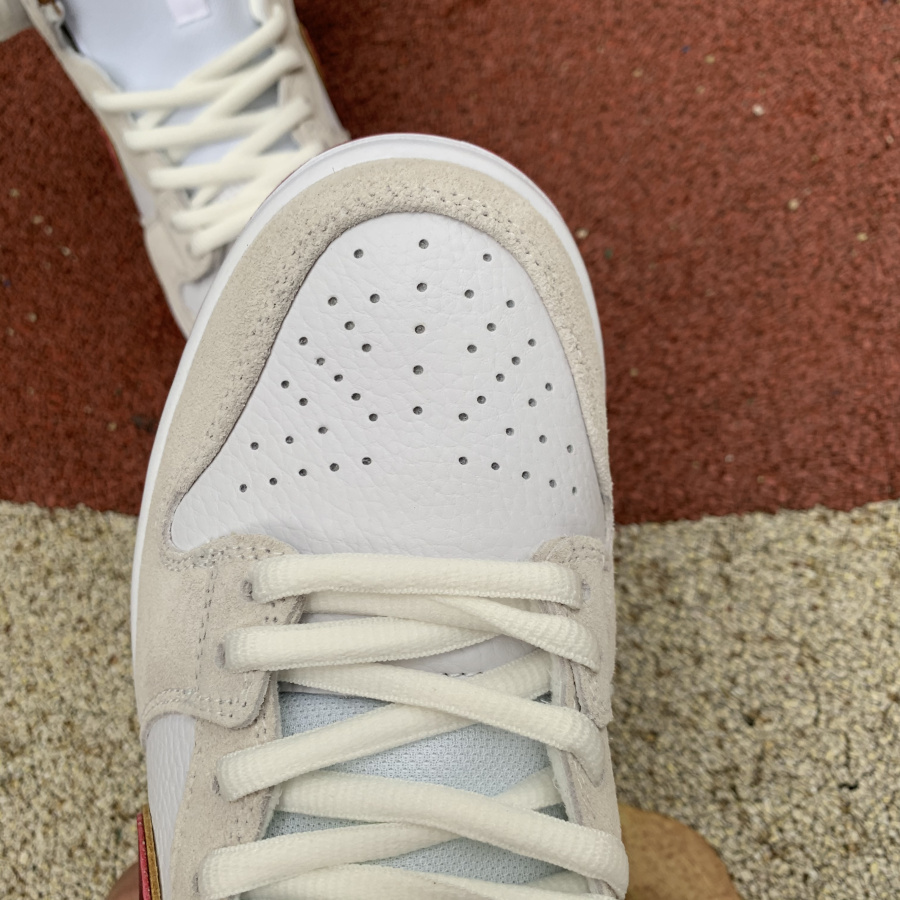 Nike SB Dunk High Sail Team Crimson CV9499-100 - 
