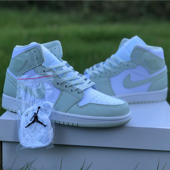 Jordan AJ1 Mid WMNS Spruce Aura CV5280-103 - PerfectKickZ