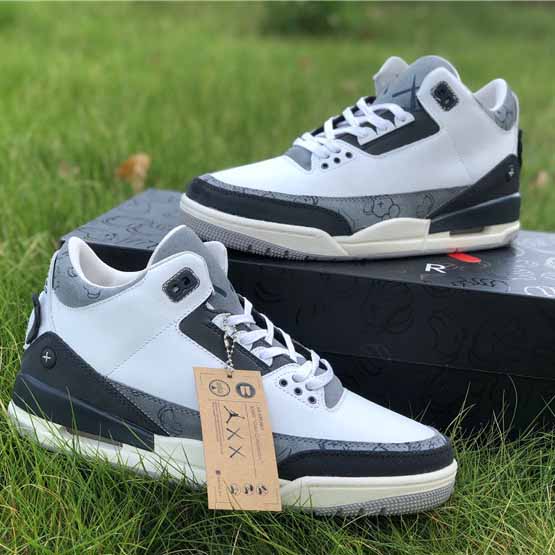Jordan Kwas X AJ3 Fresh Water White/Light Grey Sneakers - PerfectKickZ
