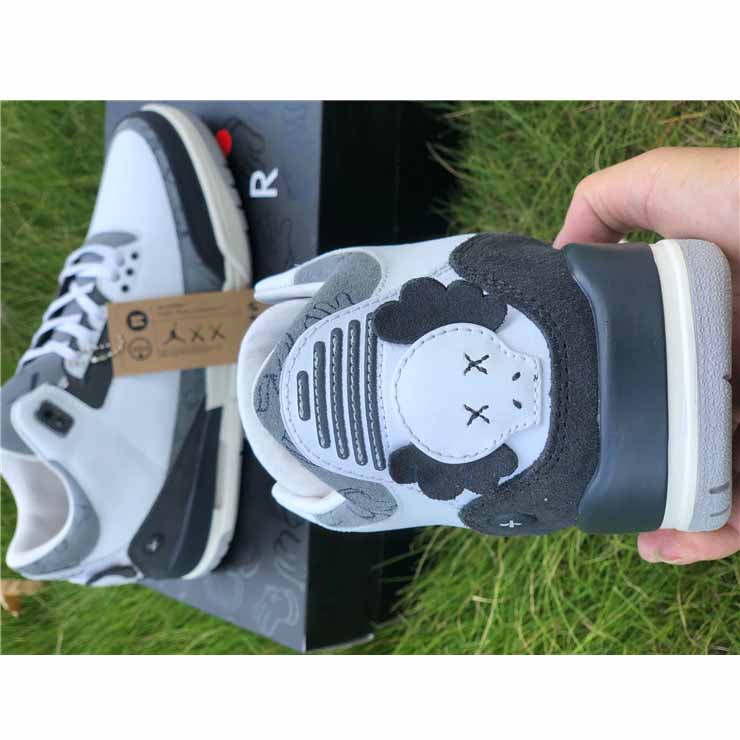 Jordan Kwas X AJ3 Fresh Water White/Light Grey Sneakers - PerfectKickZ