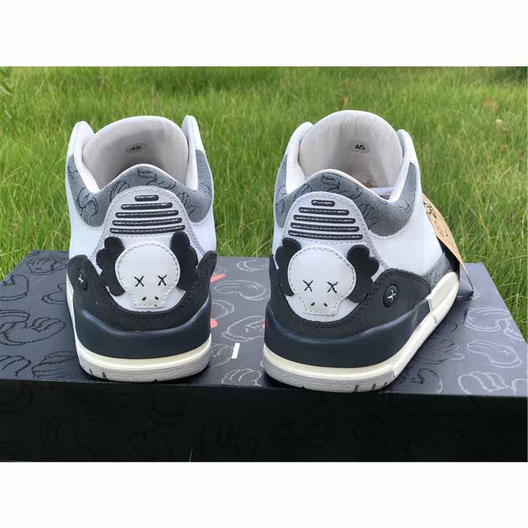 Jordan Kwas X AJ3 Fresh Water White/Light Grey Sneakers - PerfectKickZ
