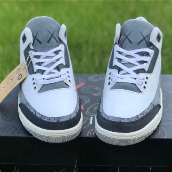 Jordan Kwas X AJ3 Fresh Water White/Light Grey Sneakers - PerfectKickZ