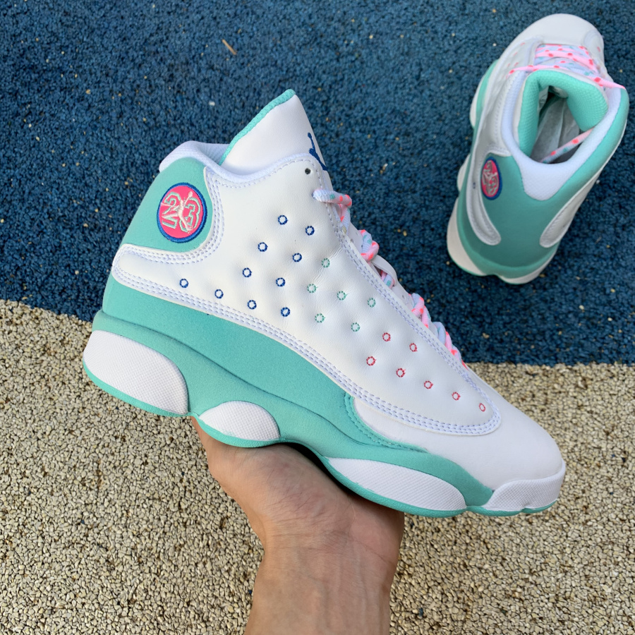 Jordan AJ13 Aurora Green 439358-100 - PerfectKickZ