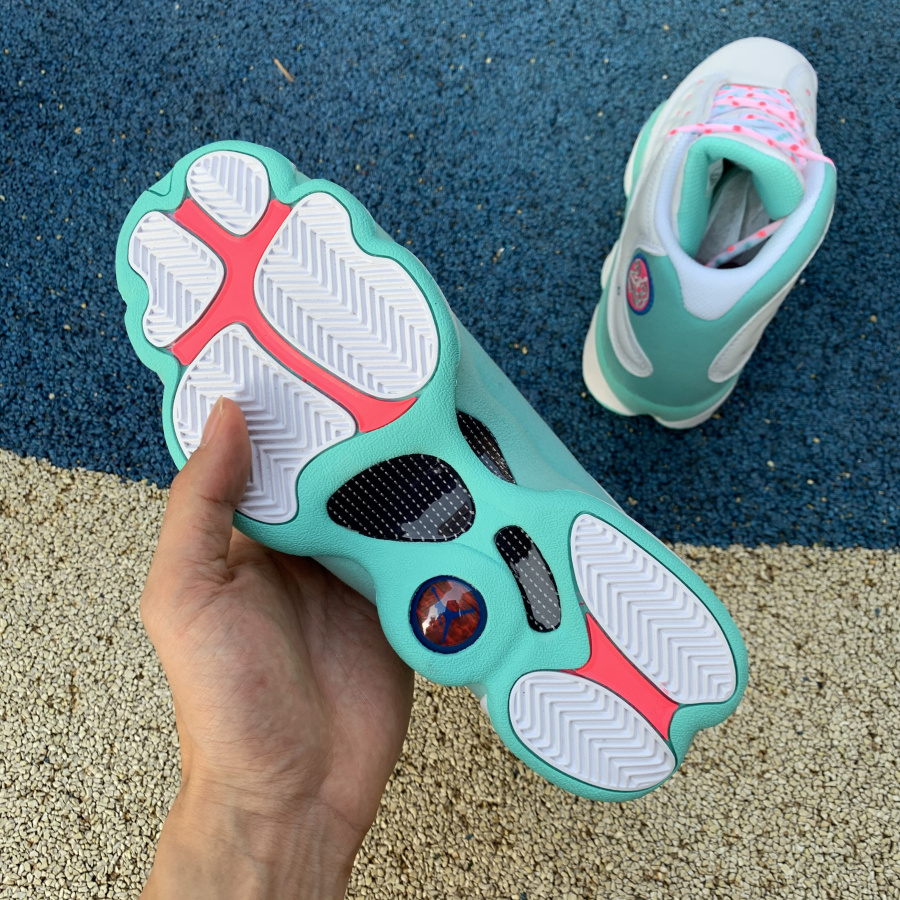 Jordan AJ13 Aurora Green 439358-100 - PerfectKickZ