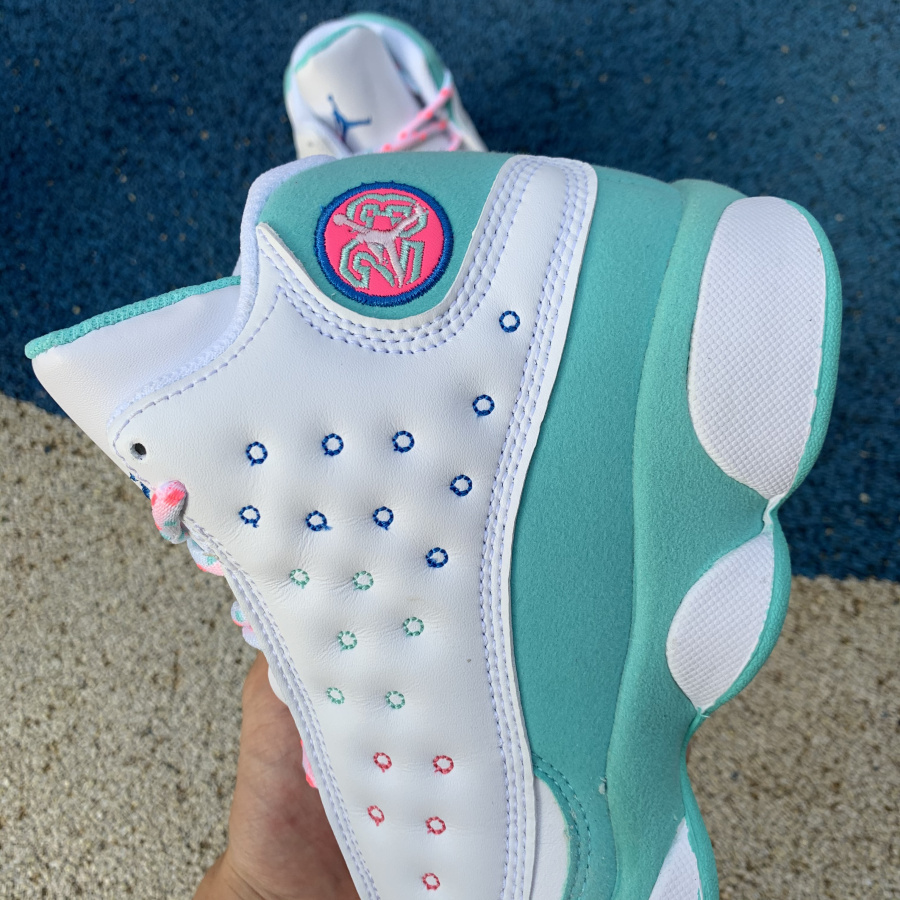 Jordan AJ13 Aurora Green 439358-100 - PerfectKickZ