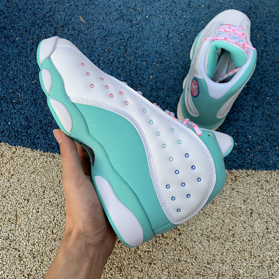 Jordan AJ13 Aurora Green 439358-100 - PerfectKickZ