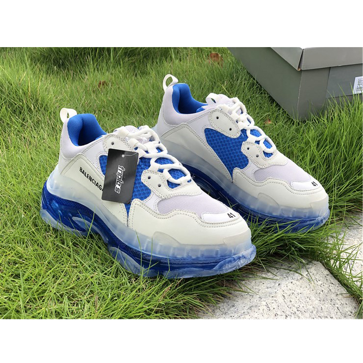 Balenciaga Sneaker Tess.Gomma White Blue - PerfectKickZ