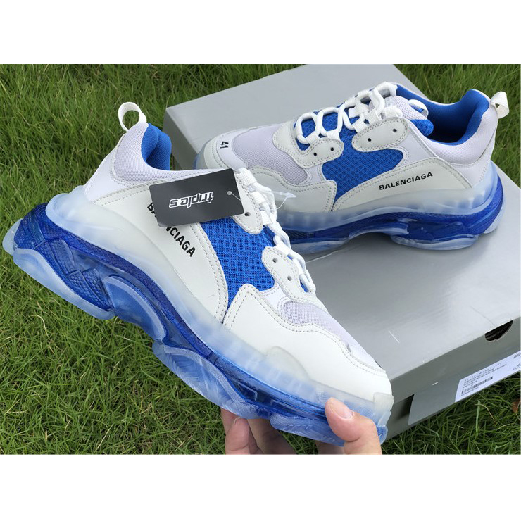 Balenciaga Sneaker Tess.Gomma White Blue - PerfectKickZ